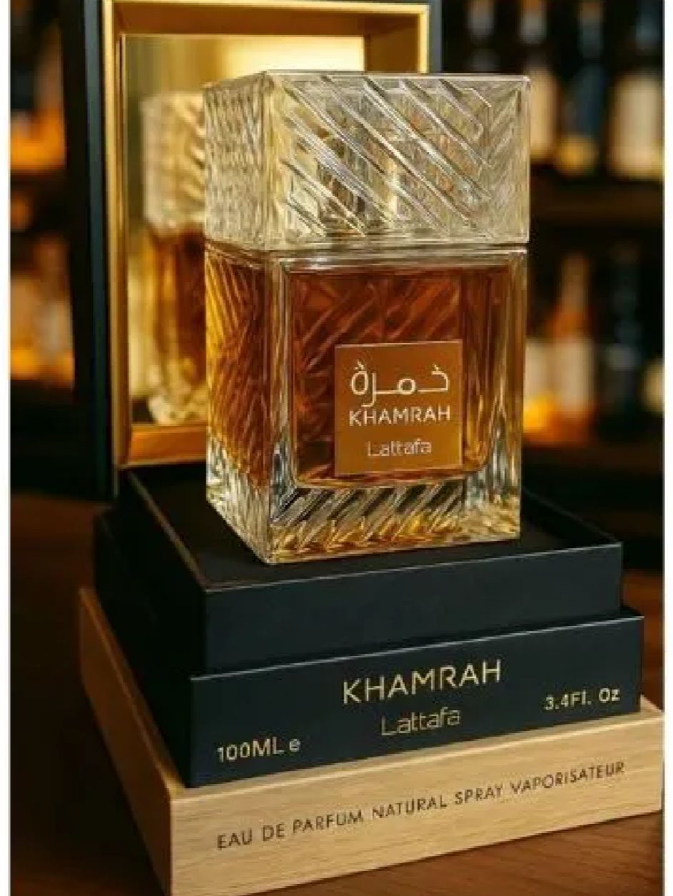 LIMITED DISCOUNT🔥🔥💃🏻💃🏻!!! Lattafa Khamrah Perfume 50ml - Original Lattafa Khamrah Unisex - Long Lasting Sweet, Boozy & Spicy Arabian Scent MOKS