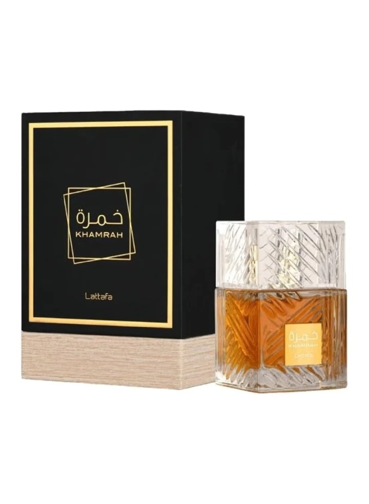 LIMITED DISCOUNT🔥🔥💃🏻💃🏻!!! Lattafa Khamrah Perfume 50ml - Original Lattafa Khamrah Unisex - Long Lasting Sweet, Boozy & Spicy Arabian Scent MOKS