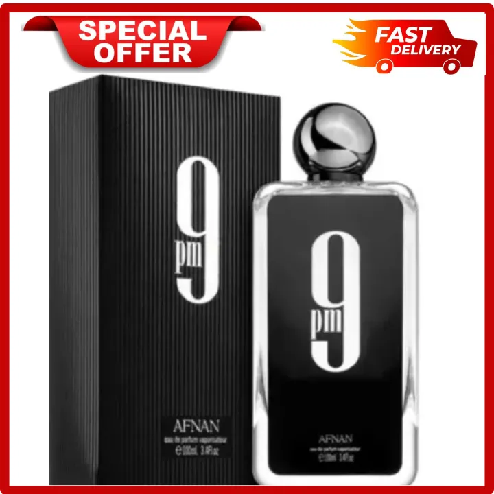 LIMITED DISCOUNT🔥🔥💃🏻💃🏻!!! Afnan 9PM Eau de Parfum for Men - 100ml Amber Vanilla Fragrance  Aromatic Fragrance Perfume Set Different Fragrance Long Lasting Business Deodorants
