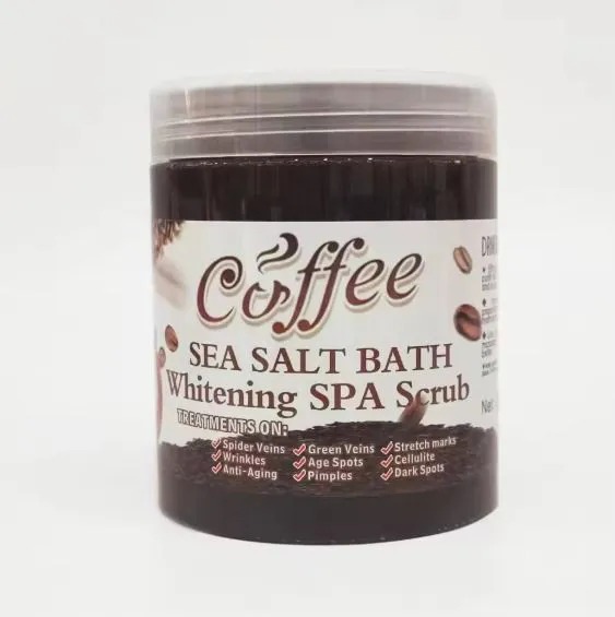 LIMITED DISCOUNT🔥🔥💃🏻💃🏻!!!Coffee Body Scrub Exfoliating Skin Pore Cleansing Soften Sea Bath Salt Cream Moisturizing Anti Cellulite