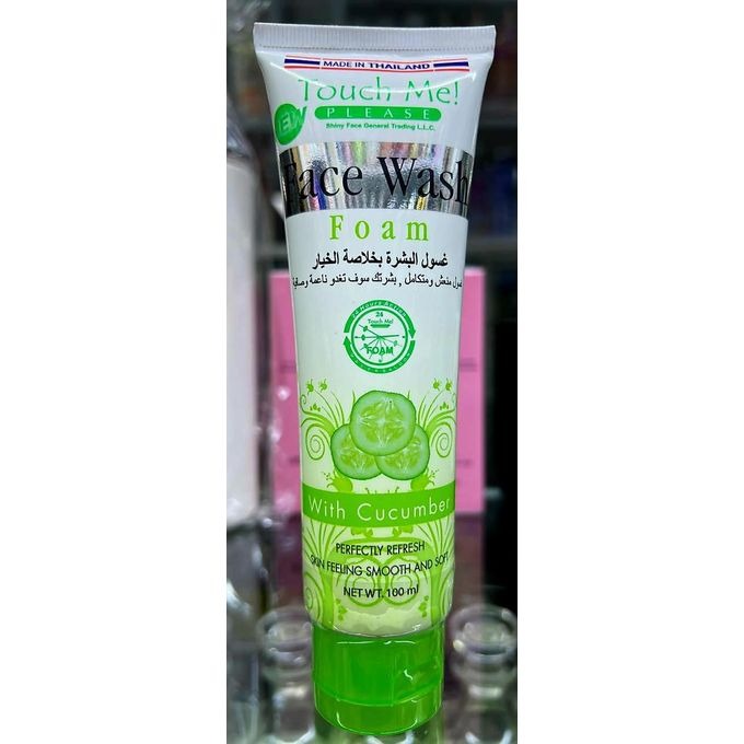 Touch Me Touch Me Face Wash Foam with Cucumber - 100ml, Anti-Acne, Unisex