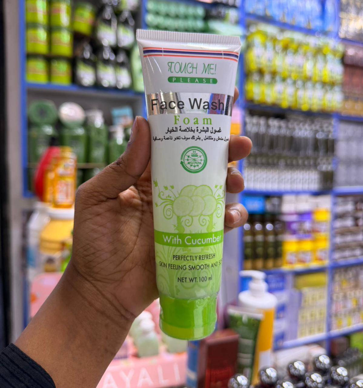 Touch Me Touch Me Face Wash Foam with Cucumber - 100ml, Anti-Acne, Unisex