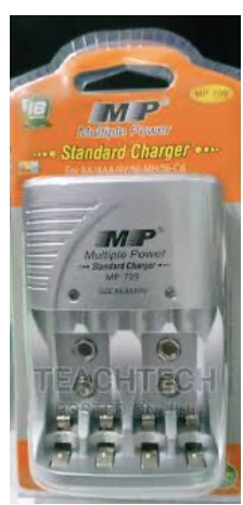 Multiple Power STD Charger 4 Slots For AA AAA Rechargeable Battery