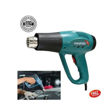 Industrial Heat Gun 2000Watts - Fast Heating Heavy Duty Hot Air Gun Kit Variable Temperature Control Overload Protection with Accessories for DIY Crafts, Loosening Bolts Shrinking PVC, Stripping Paint