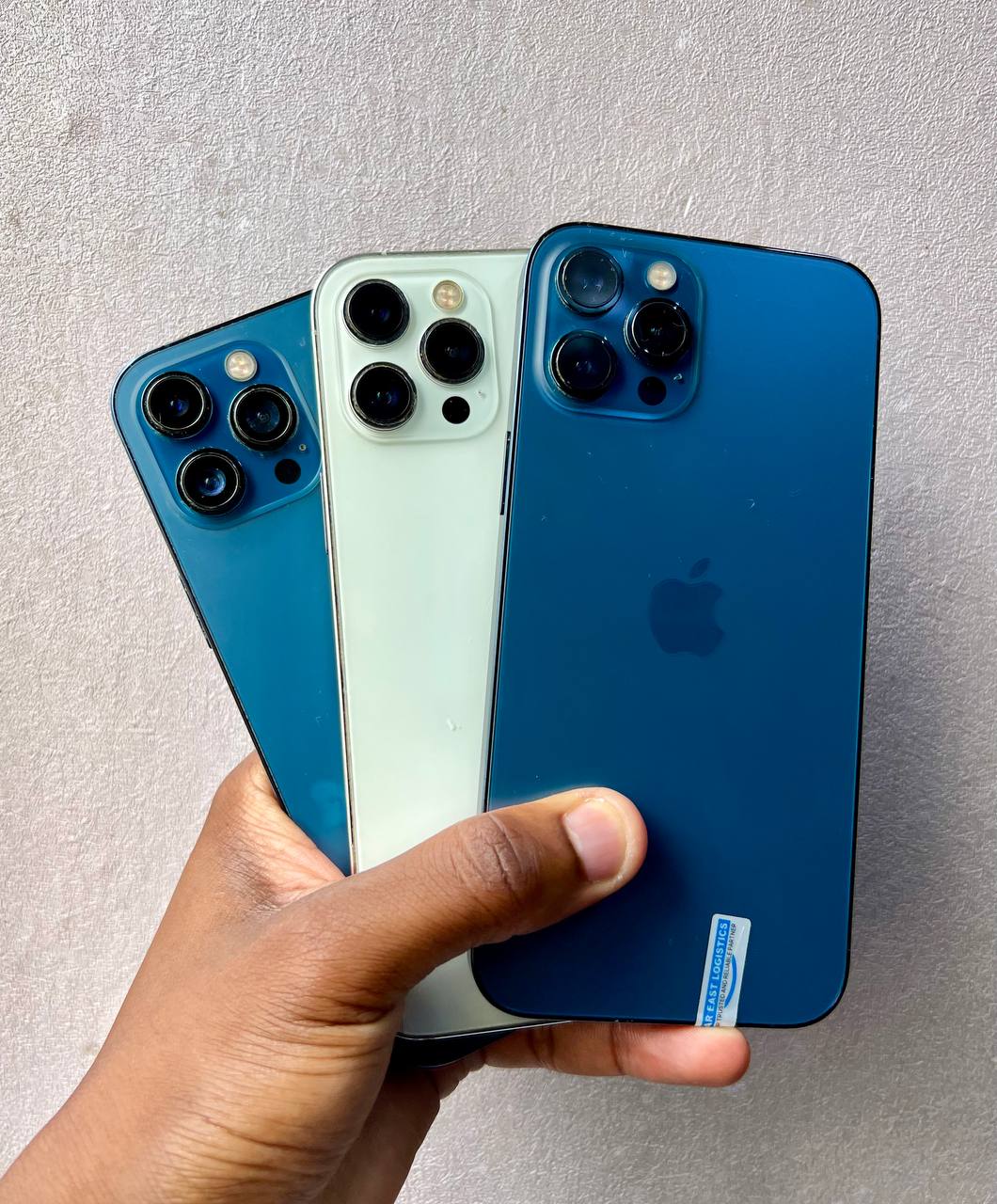 IPHONE 12 PRO MAX — ORIGINAL PARTS PROFESSIONALLY REPLACED, 90%+ BATTERY HEALTH, FACE ID FULLY FUNCTIONAL, EXTREMELY SMOOTH PERFORMANCE, CLEAN PREMIUM BODY, SHARP OLED DISPLAY, POWERFUL CAMERAS.
