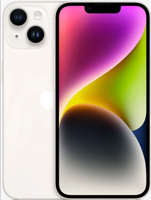 IPHONE 14 128GB – CLEAN & WELL MAINTAINED. DISPLAY REPLACED, BATTERY HEALTH 100%. FEATURES A 6.1" SUPER RETINA XDR DISPLAY, POWERFUL A15 BIONIC CHIP, EXCELLENT CAMERAS, FACE ID, AND ALL-DAY BATTERY.