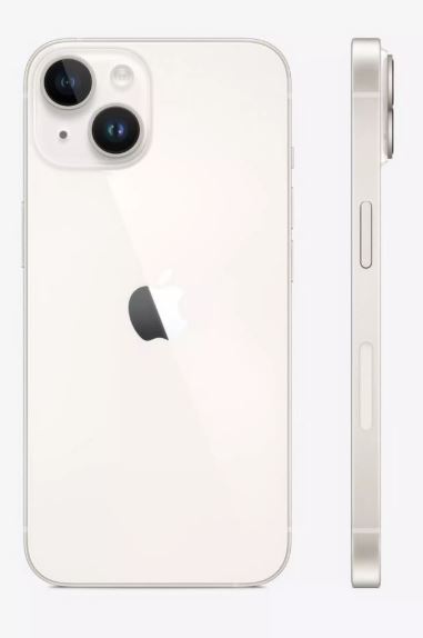 IPHONE 14 128GB – CLEAN & WELL MAINTAINED. DISPLAY REPLACED, BATTERY HEALTH 100%. FEATURES A 6.1" SUPER RETINA XDR DISPLAY, POWERFUL A15 BIONIC CHIP, EXCELLENT CAMERAS, FACE ID, AND ALL-DAY BATTERY.