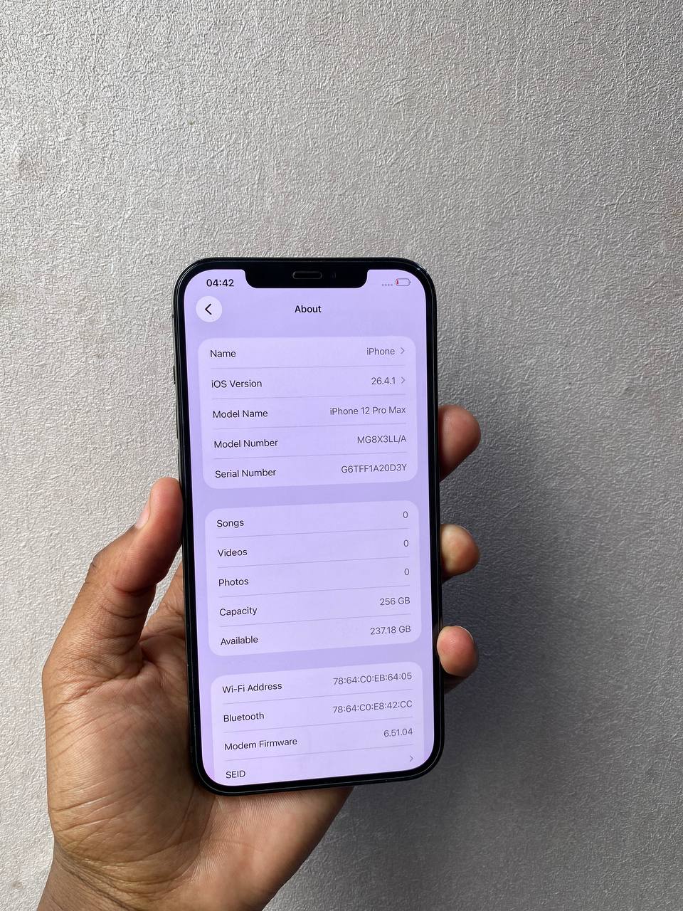 IPHONE 12 PRO MAX 6.7" DISPLAY, POWERFUL A14 CHIP, PRO CAMERAS, PREMIUM DESIGN, LONG BATTERY LIFE, 5G SPEED NOTHING REPLACED IN MINT CONDITION.