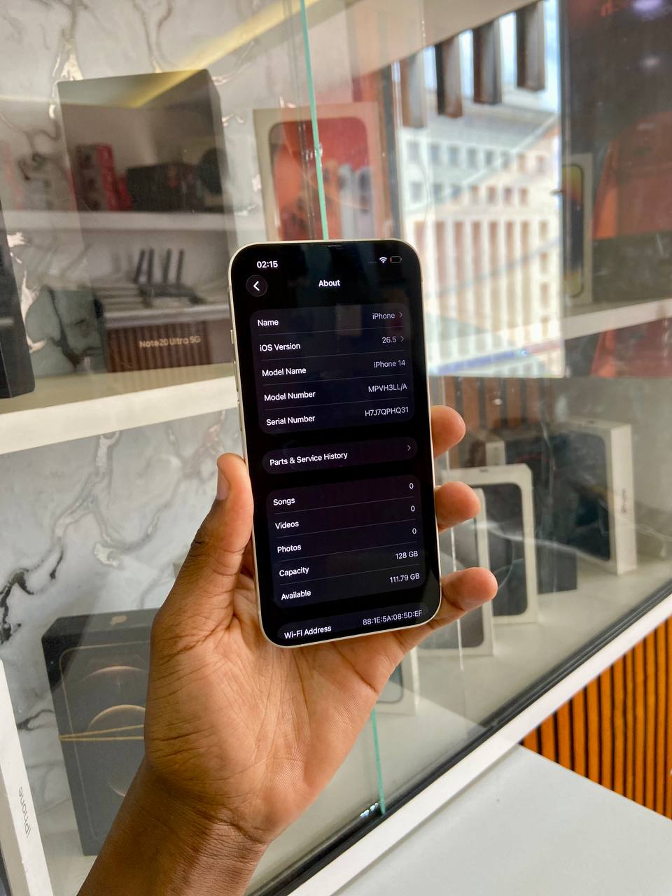 IPHONE 14 128GB – CLEAN & WELL MAINTAINED. DISPLAY REPLACED, BATTERY HEALTH 100%. FEATURES A 6.1" SUPER RETINA XDR DISPLAY, POWERFUL A15 BIONIC CHIP, EXCELLENT CAMERAS, FACE ID, AND ALL-DAY BATTERY.