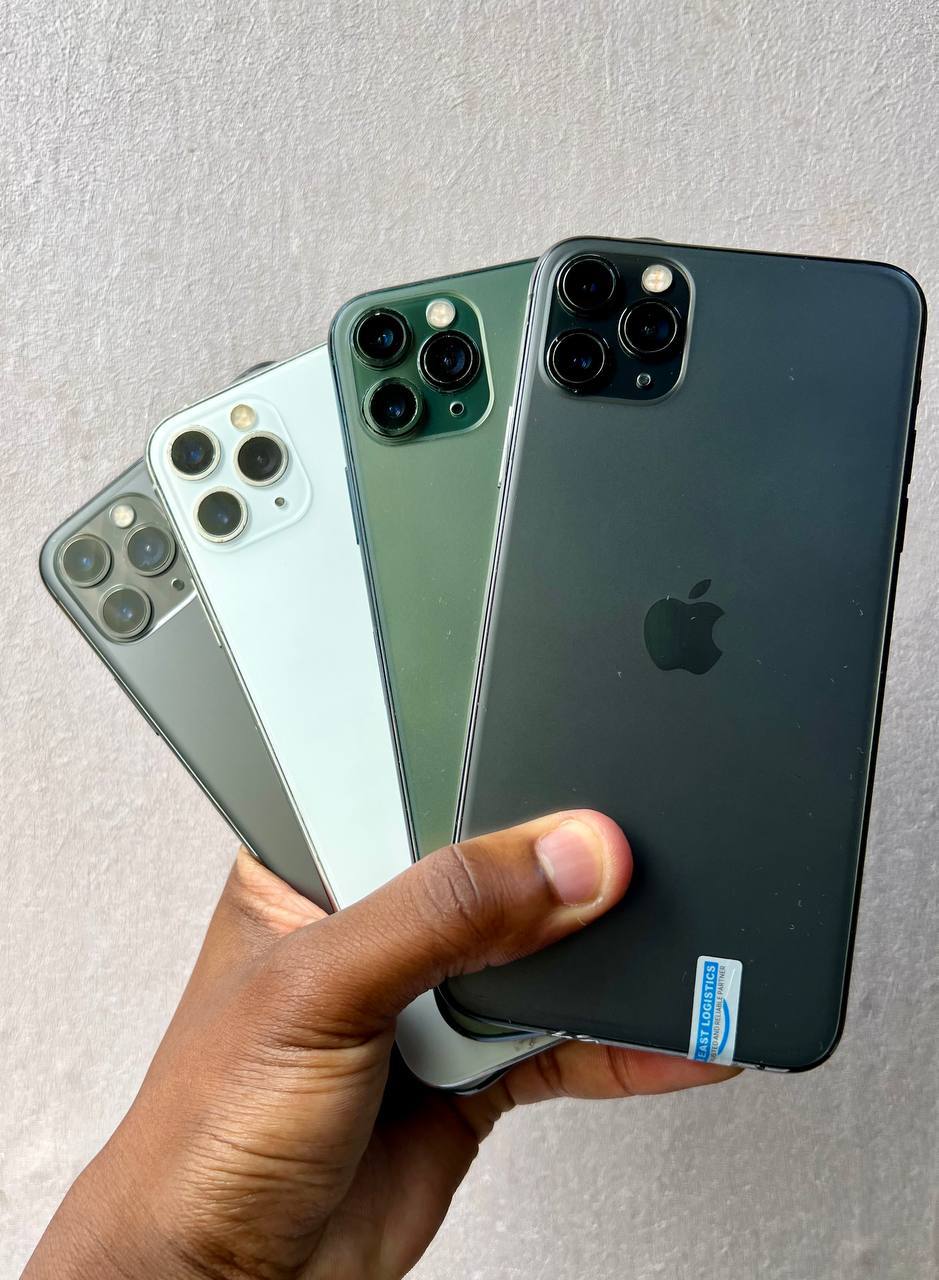 APPLE IPHONE 11 PRO MAX WITH 512GB OF STORAGE, TRIPLE CAMERA SYSTEM, SUPER RETINA XDR DISPLAY. SELECT COMPONENTS HAVE BEEN PROFESSIONALLY REPLACED, TESTED, AND VERIFIED FOR QUALITY.