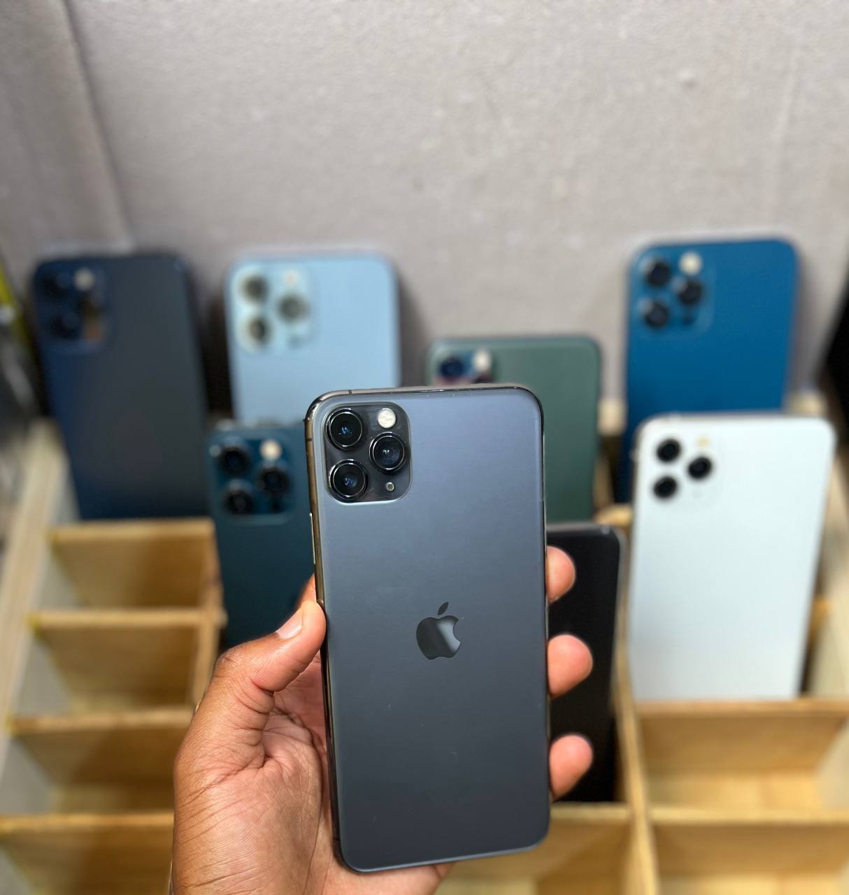 APPLE IPHONE 11 PRO MAX WITH 512GB OF STORAGE, TRIPLE CAMERA SYSTEM, SUPER RETINA XDR DISPLAY. SELECT COMPONENTS HAVE BEEN PROFESSIONALLY REPLACED, TESTED, AND VERIFIED FOR QUALITY.