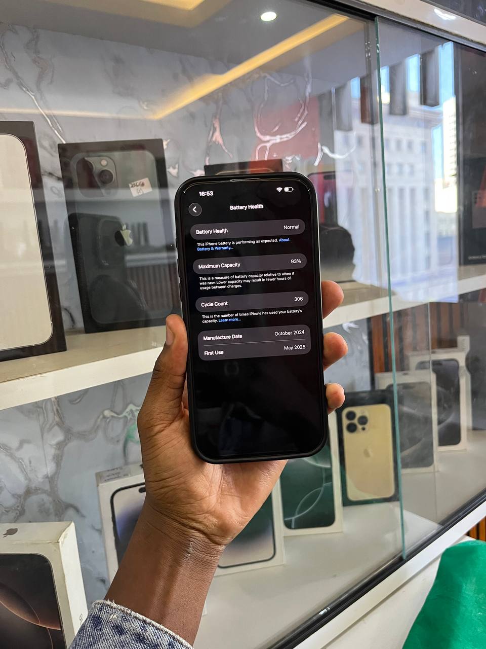 IPHONE 16 PRO MAX — 512GB OF RAW POWER, 93% BATTERY HEALTH, 6.9” SUPER RETINA XDR DISPLAY, A18 PRO CHIP, 48MP CAMERA SYSTEM, 5X OPTICAL ZOOM, TITANIUM BUILD, USB-C. BUILT TO DOMINATE. 🔥📱