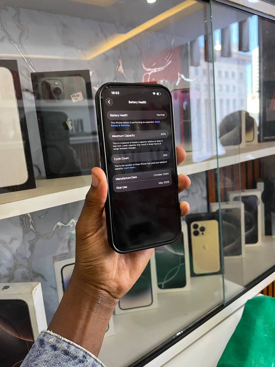 IPHONE 16 PRO MAX — 512GB OF RAW POWER, 93% BATTERY HEALTH, 6.9” SUPER RETINA XDR DISPLAY, A18 PRO CHIP, 48MP CAMERA SYSTEM, 5X OPTICAL ZOOM, TITANIUM BUILD, USB-C. BUILT TO DOMINATE. 🔥📱