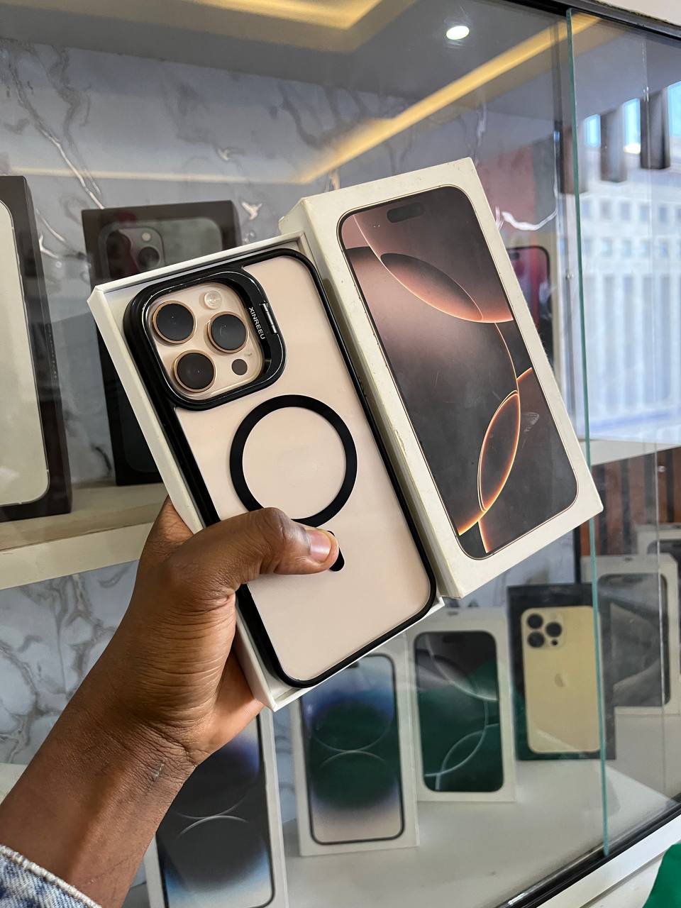 IPHONE 16 PRO MAX — 512GB OF RAW POWER, 93% BATTERY HEALTH, 6.9” SUPER RETINA XDR DISPLAY, A18 PRO CHIP, 48MP CAMERA SYSTEM, 5X OPTICAL ZOOM, TITANIUM BUILD, USB-C. BUILT TO DOMINATE. 🔥📱