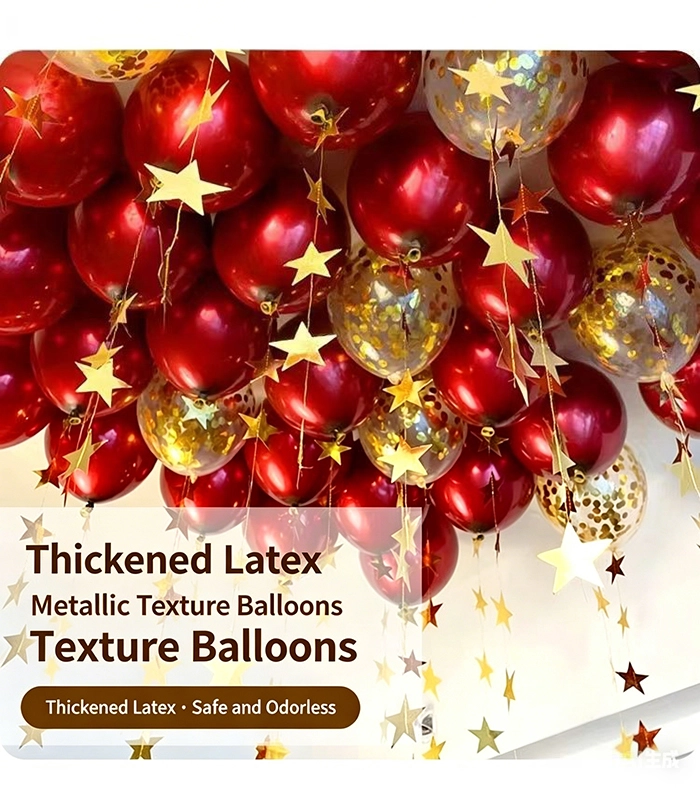 Navy Blue & Silver Balloon Set with Gold Star Pendants, 50/45pcs Latex Balloons with Confetti, Perfect for Birthday Party, Wedding, Graduation, Anniversary, Baby Shower Decorations, Includes Inflator