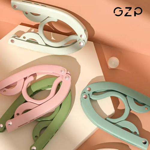 Foldable Travel Hangers - Portable Folding Collapsible Clothes Hangers Lightweight Travel Accessories Foldable Clothes Drying Rack Dorm Hanger for School Home with Clothesline
