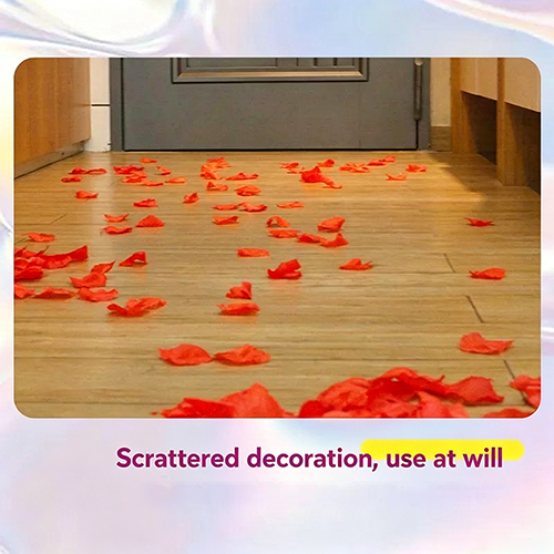 900PCS Romantic Dates  Petals for Romantic Night for Her Set Flowers Wedding Party Decoration Marriage Proposals Decor Fake Rose Artificial Silk Rose Petals