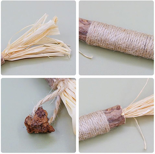 5 Pcs Natural Silvervine Sticks Cat Toys with Carrot, Fish, Silvervine Stick and Two Colorful Sisal Balls, Kittens Chew Toys for Teeth Cleaning, Matatabi Dental Care Cat Treat, Edible Kitty Lick Toys
