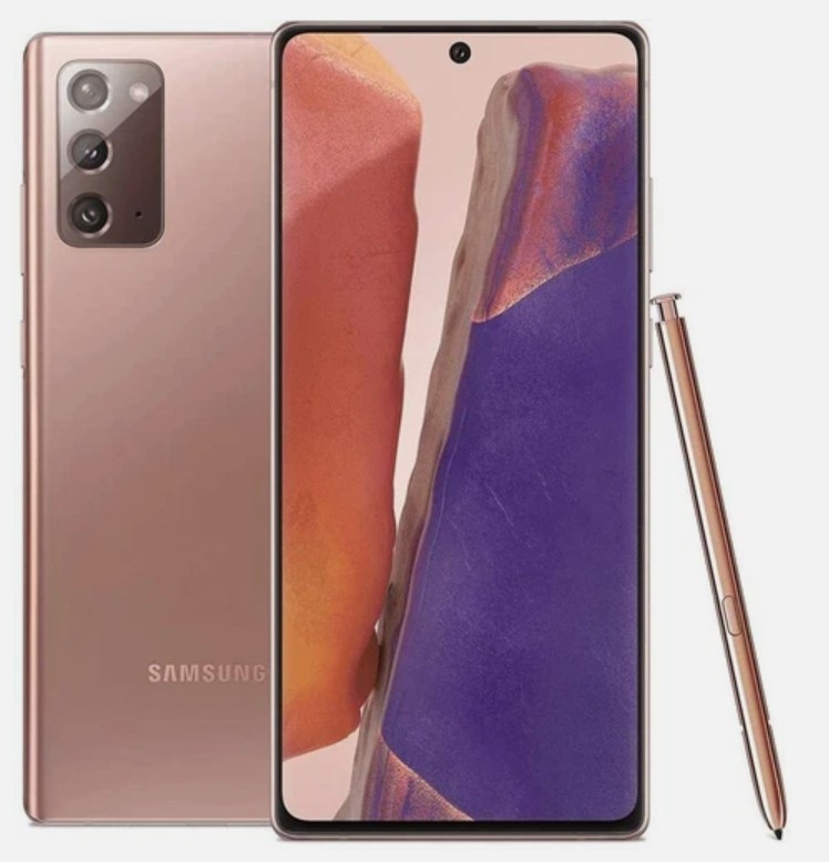 REFURBISHED Samsung Galaxy Note 20, 256GB + 8GB, (Unlocked, Dual Physical SIM, 6.7”),  Built-in S Pen + FREE 45W Fast Charging Adapter, Fast charging Data Cable & SIM Pin, Excellent Condition, Grade A
