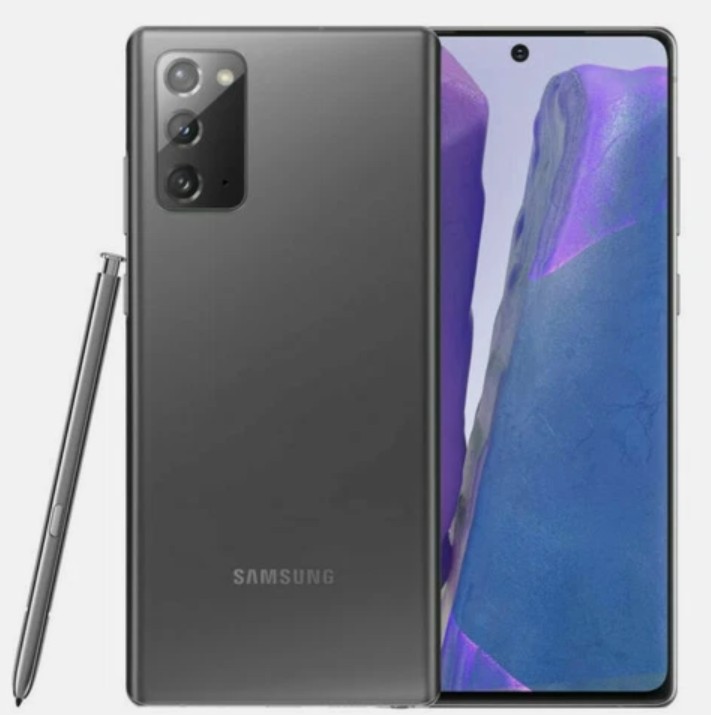 REFURBISHED Samsung Galaxy Note 20 (Unlocked, Dual Physical SIM, 6.7”),  Built-in S Pen + FREE 45W Fast Charging Adapter, Fast charging Data Cable & SIM Pin, Excellent Condition, Grade A