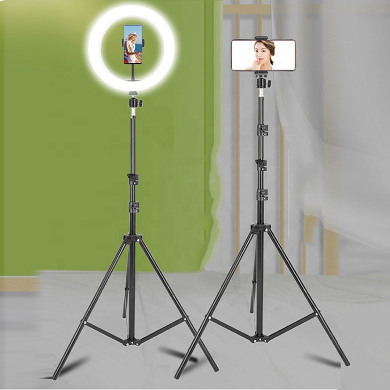 Automatic Led Ringlight With Stand And Phone holder and BT remote - Durable Ring Light And Tripod Stand 10 Inch