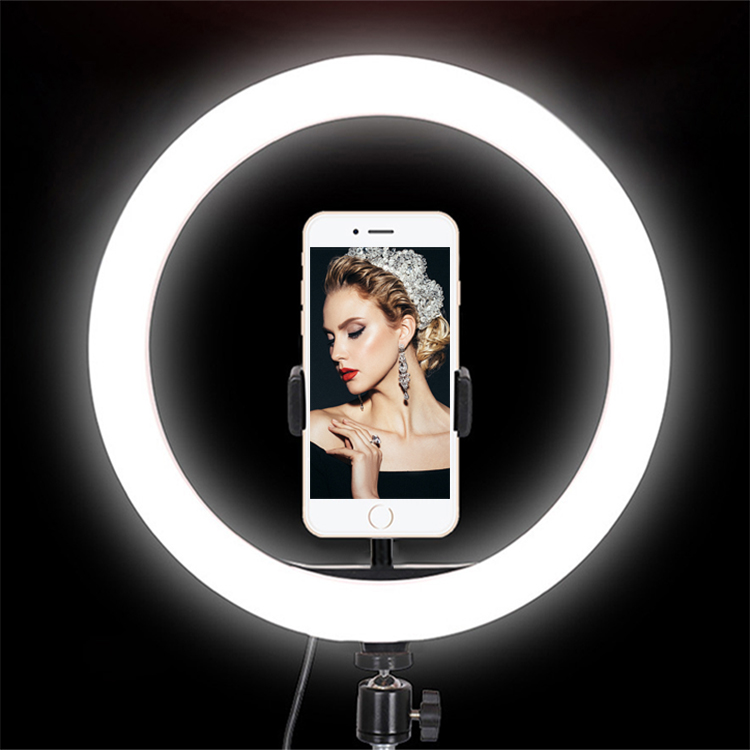 Automatic Led Ringlight With Stand And Phone holder and BT remote - Durable Ring Light And Tripod Stand 10 Inch