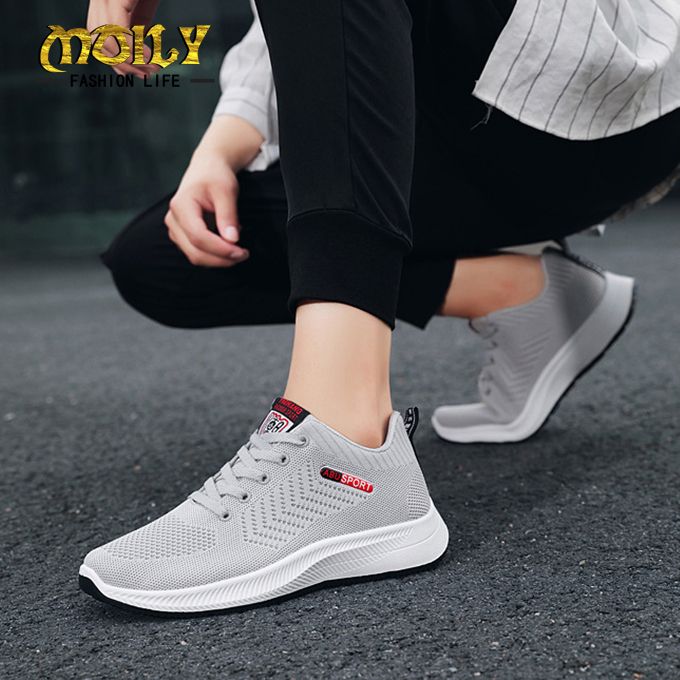 Women Sneakers – Canvas Casual Shoes – Women sneakers -  Everyday sport casual trainers - School shoes for girls - running shoes - ash