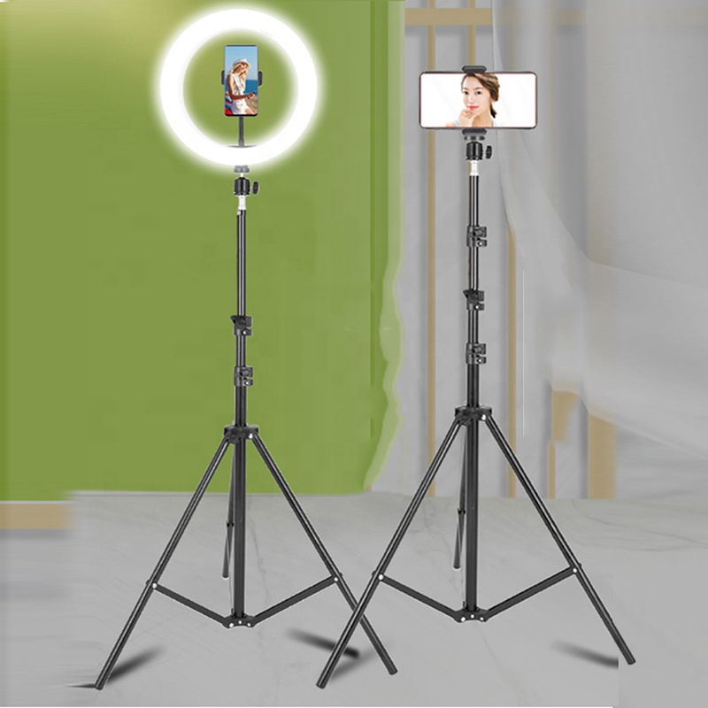 Automatic Led Ringlight With Stand And Phone holder and BT remote - Durable Ring Light And Tripod Stand 10 Inch