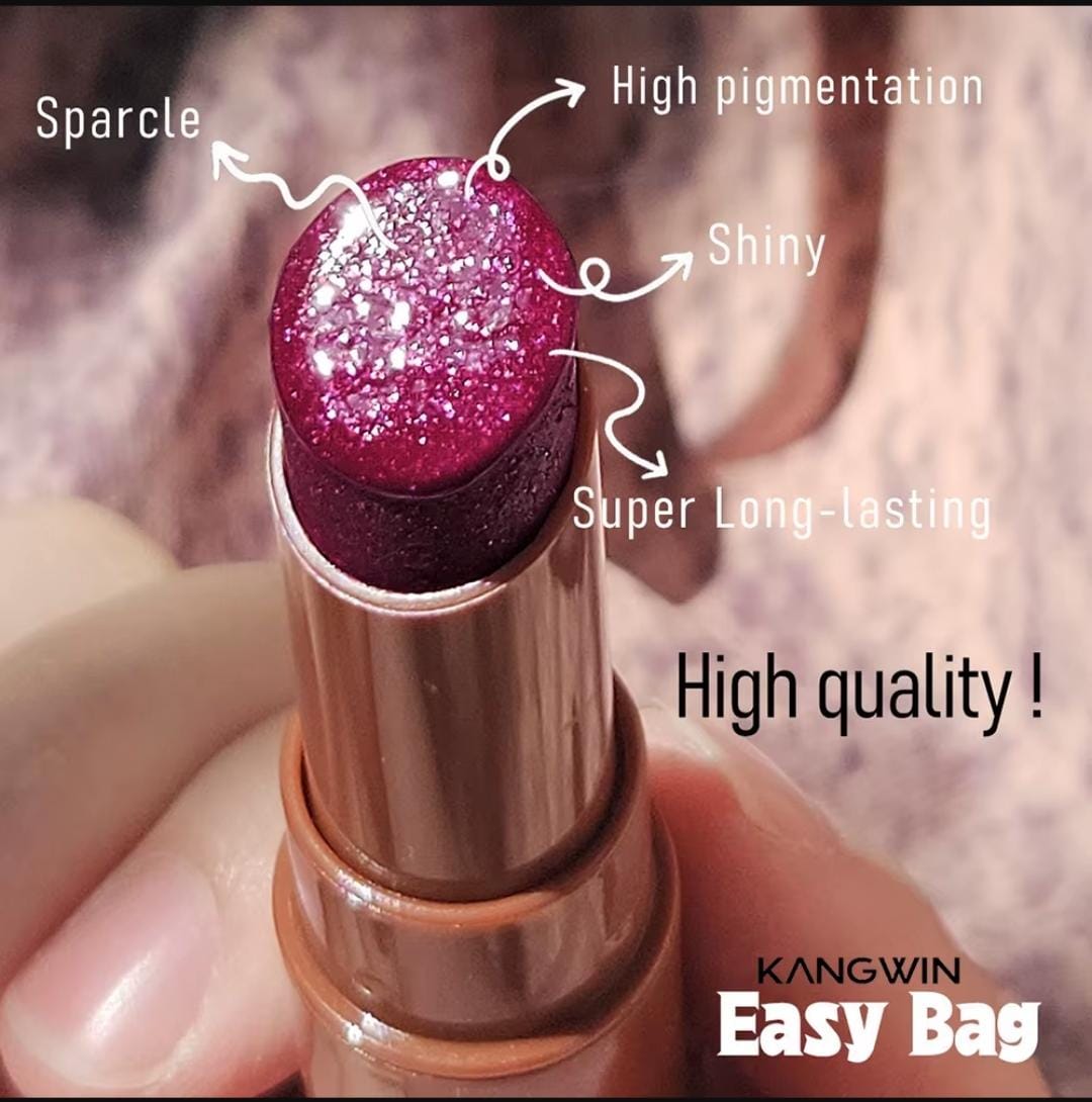 Darkme 2 pcs  Popular Waterproof Long-Lasting Non-Stick Lip Liner & Lipstick Combo Set with Pearlescent Solid Lipstick easy bag for lip combos Glitter Moisturizing view 7