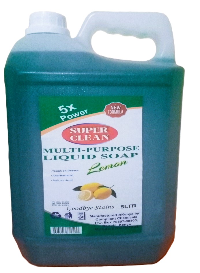 Multipurpose detergent liquid Soap 5L – Powerful Stain Remover & All-Round Cleaner