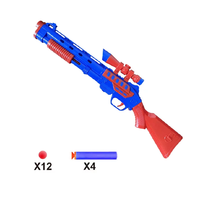 High Quality Big Revolver EVA Soft Bullet Dart Gun – Long Range Foam Blaster with Soft Foam Darts & Ping Pong Balls, ABS Plastic Toy Gun for Kids & Outdoor Play