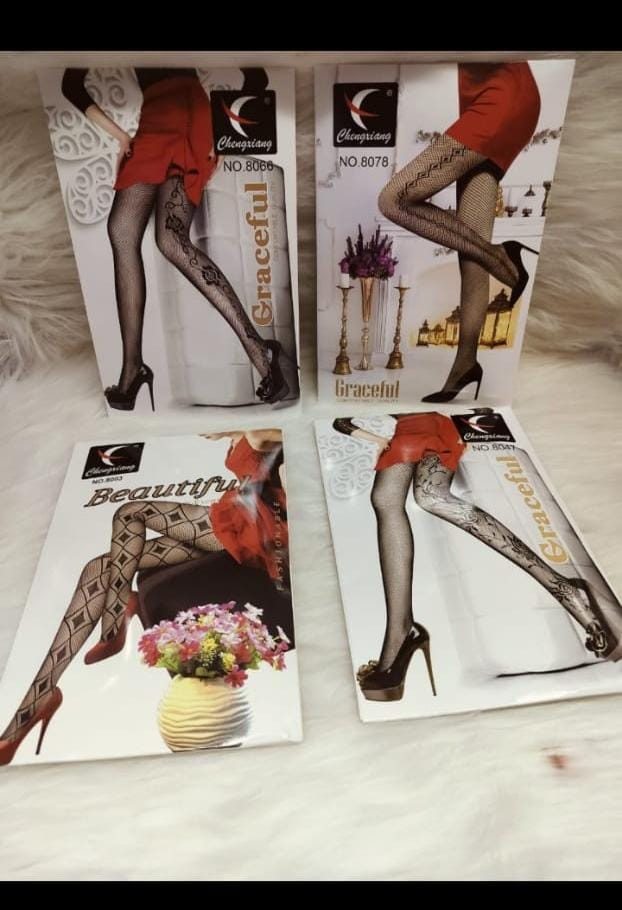 4PCS FASHIONABLE FISHNET STOCKINGS SET – ELEVATE YOUR STYLE WITH THIS TRENDY COLLECTION OF ELEGANT & SEXY FISHNET TIGHTS DESIGNED TO ADD A BOLD FASHION STATEMENT TO ANY OUTFIT. THIS 4-PACK FEATURES