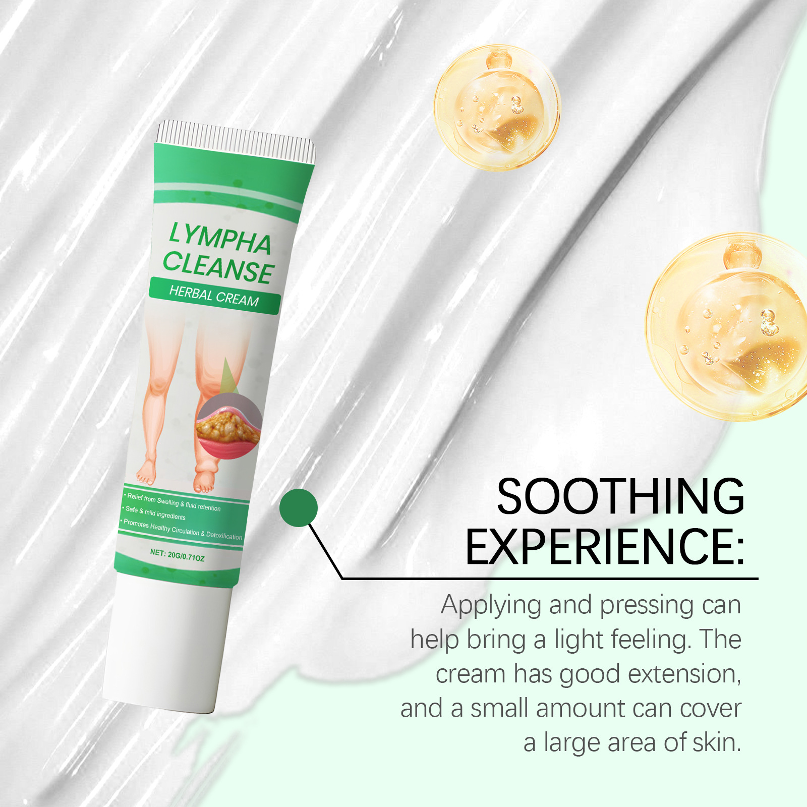 Herbal Body Health Comfort Cream Everyday Massage Water-Locking Body Skin Gentle Topical Body Care Lotion