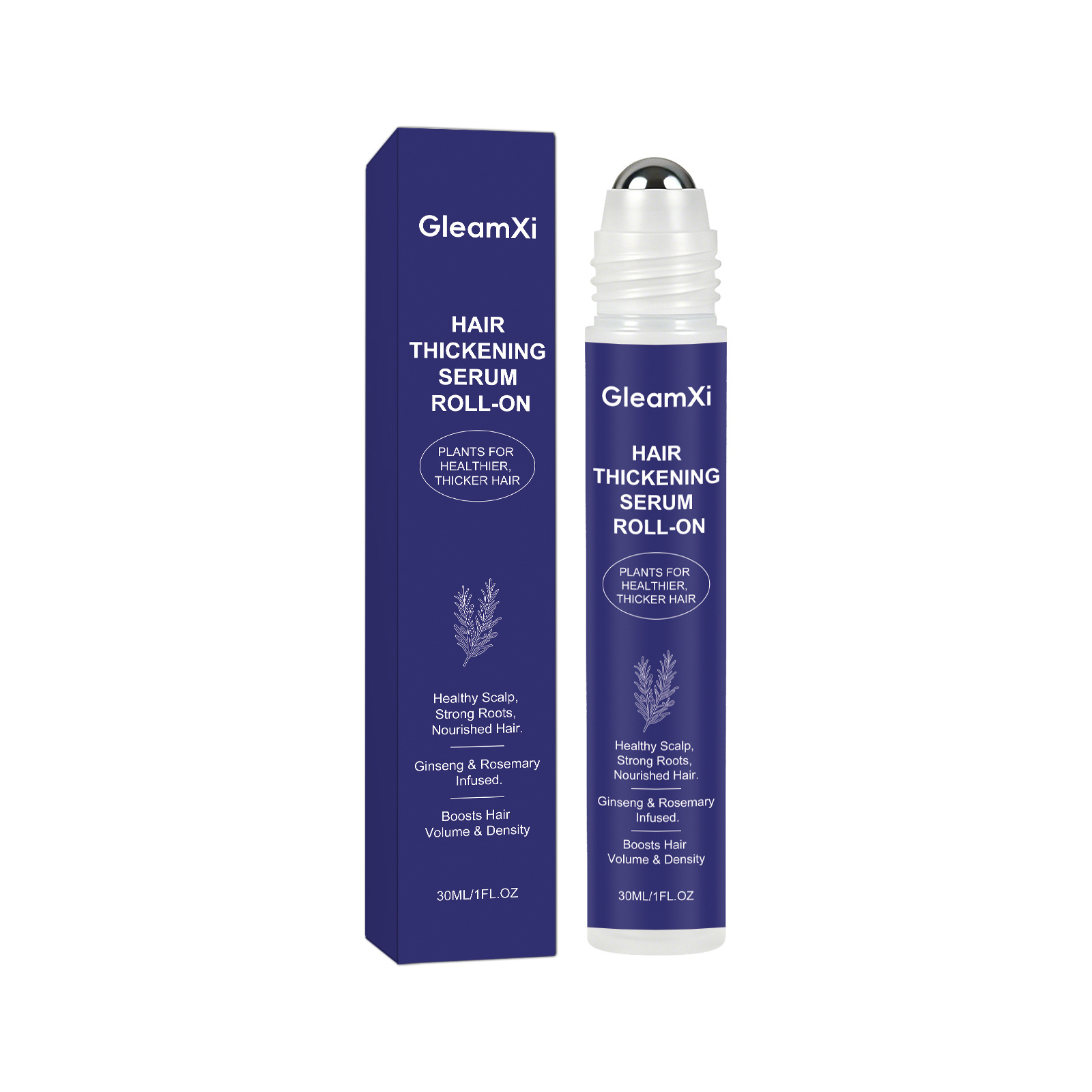 GleamXi Plant Extract Hair Care Essence Roll-On Gentle and Refreshing, Caring for Smooth Hair, Daily Hair Care Essence