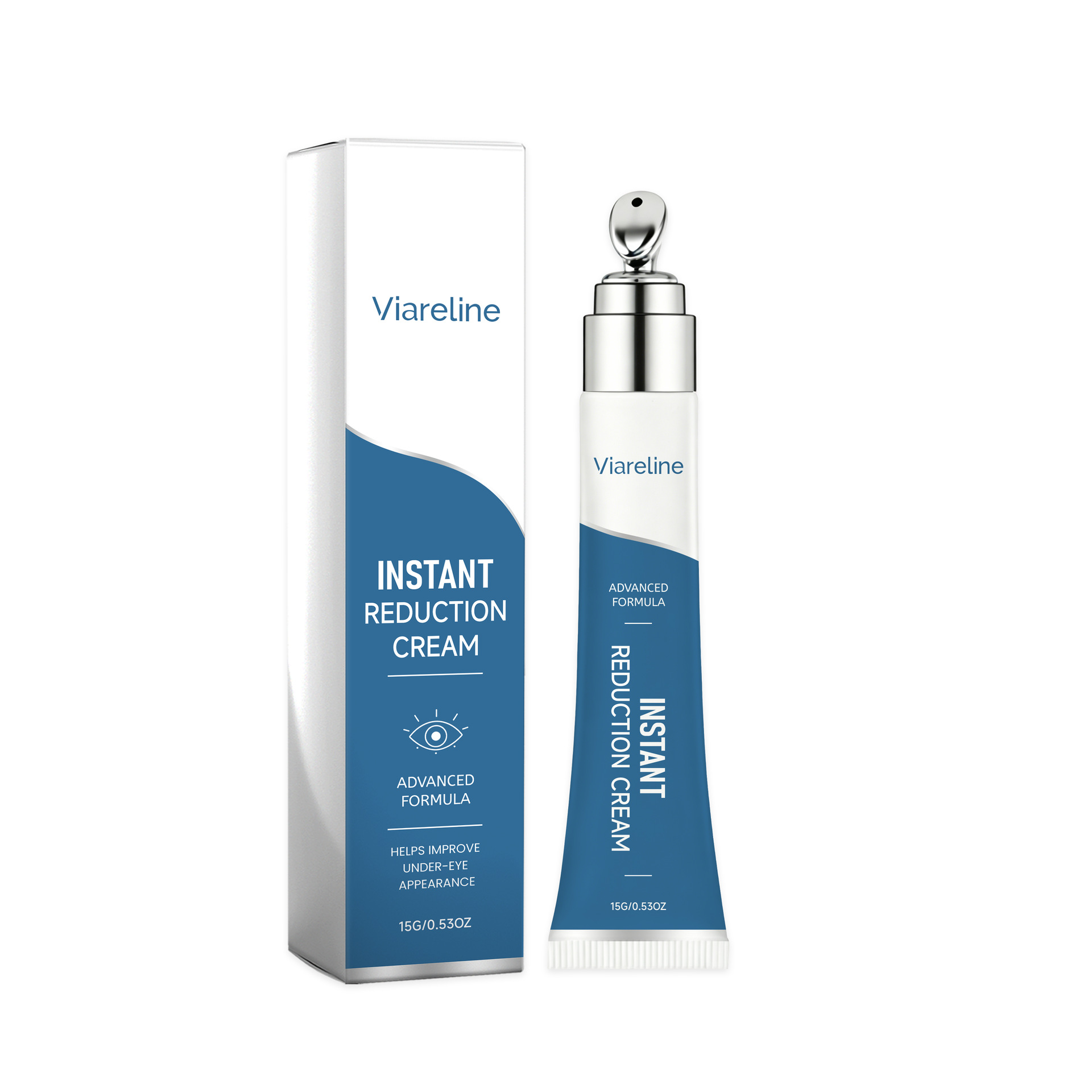VIARELINE Eye Care Cream for the Eye Area - Gentle care for the skin around the eyes, refreshing and lightweight, everyday moisturizing eye cream