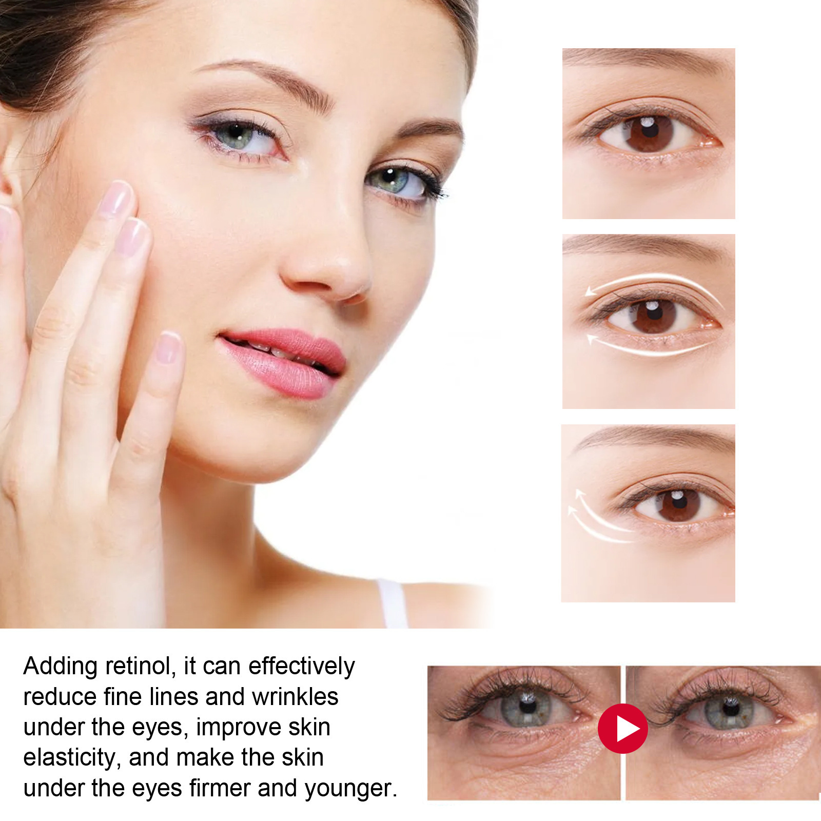 EELHOE Retinol Eye Cream Stick - Moisturizes and Hydrates the Skin Around Your Eyes