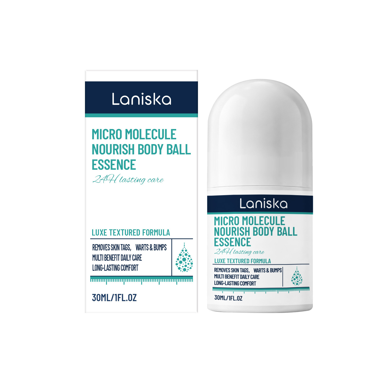 LANISKA Body Care Roll-On Essence - gently cares for your skin, keeping it smooth, clean, and extra moisturized
