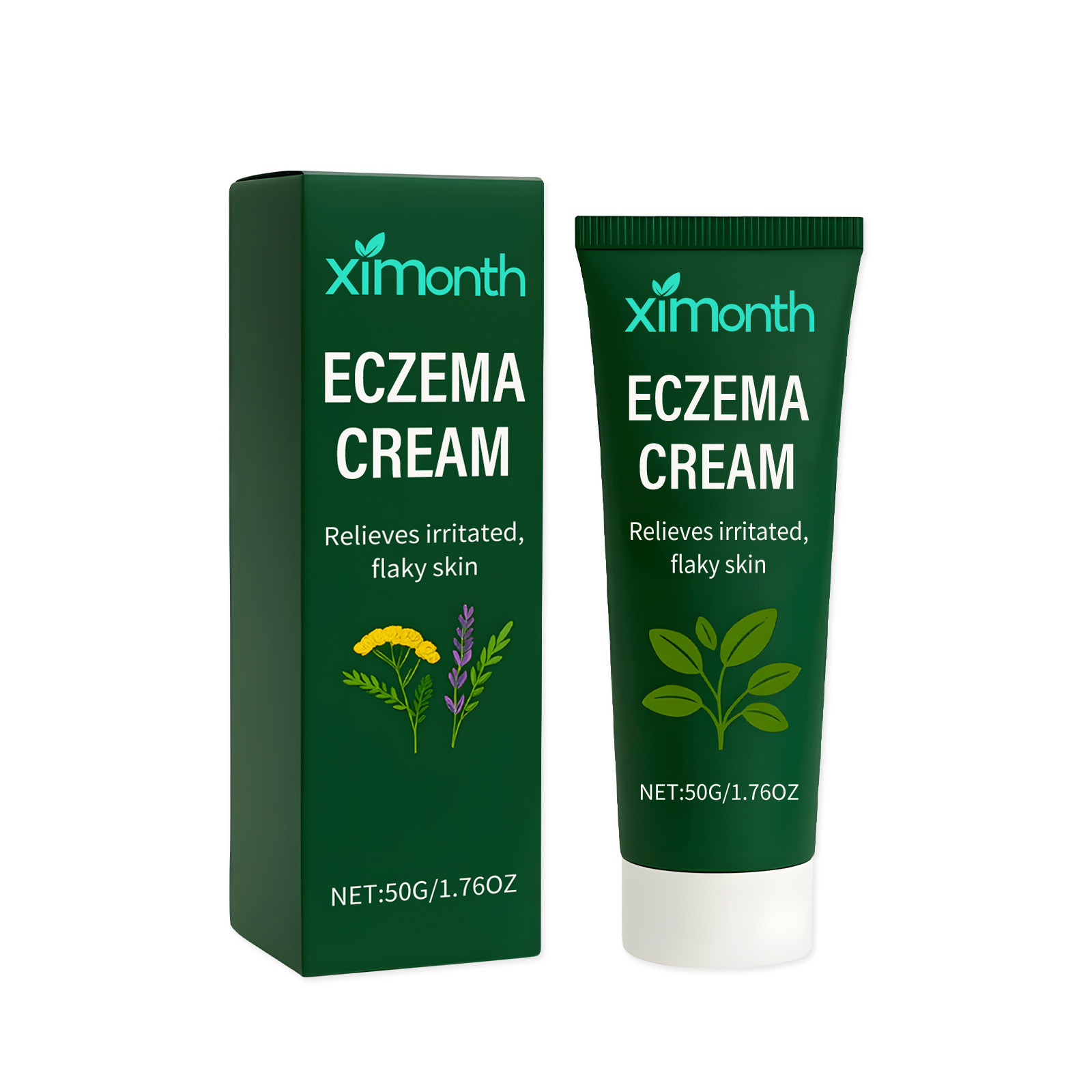 XIMONTH Skin Soothing Cream - Gently Moisturizes Body Skin, Daily Care, Hydrating and Comfortable Cream