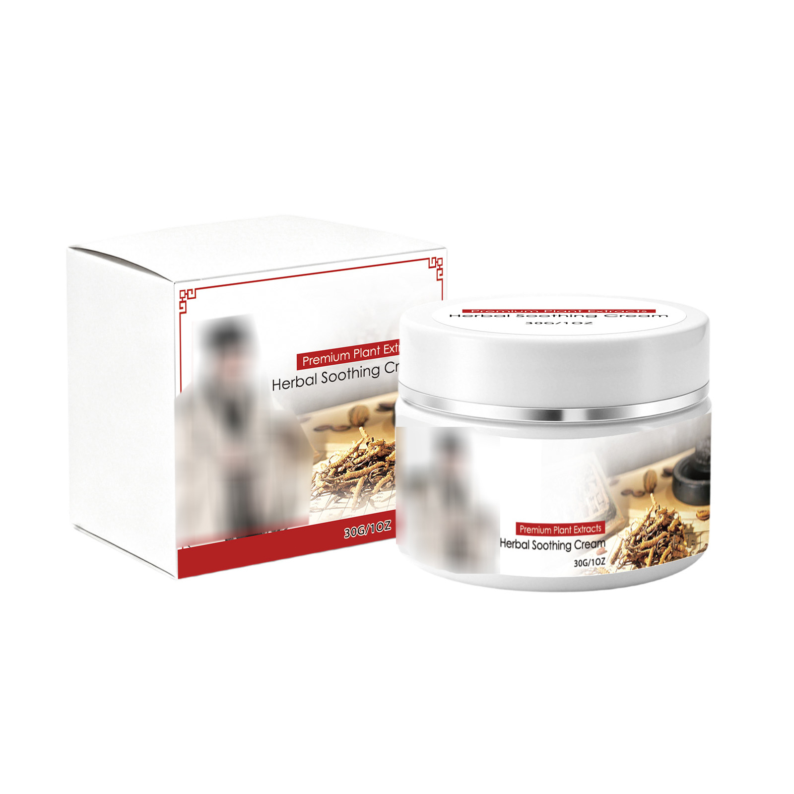 Herbal Moisturizing Cream - Gentle herbal ingredients moisturize the skin, making it soft, delicate, fresh, and easily absorbed. Apply as a care cream.