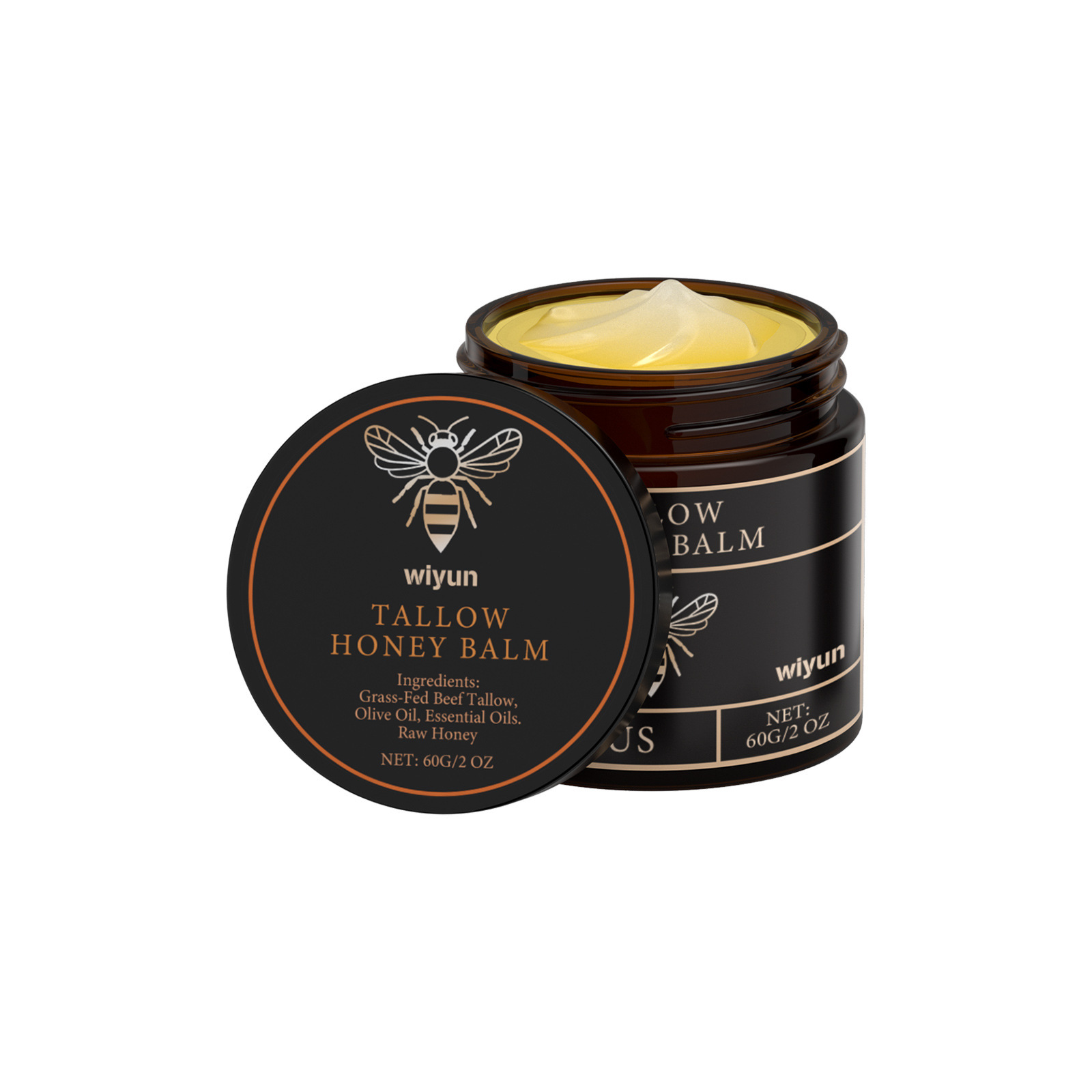 WIYUN Ghee Honey Moisturizing Cream - Gently hydrates, nourishes, keeps skin smooth and non-greasy