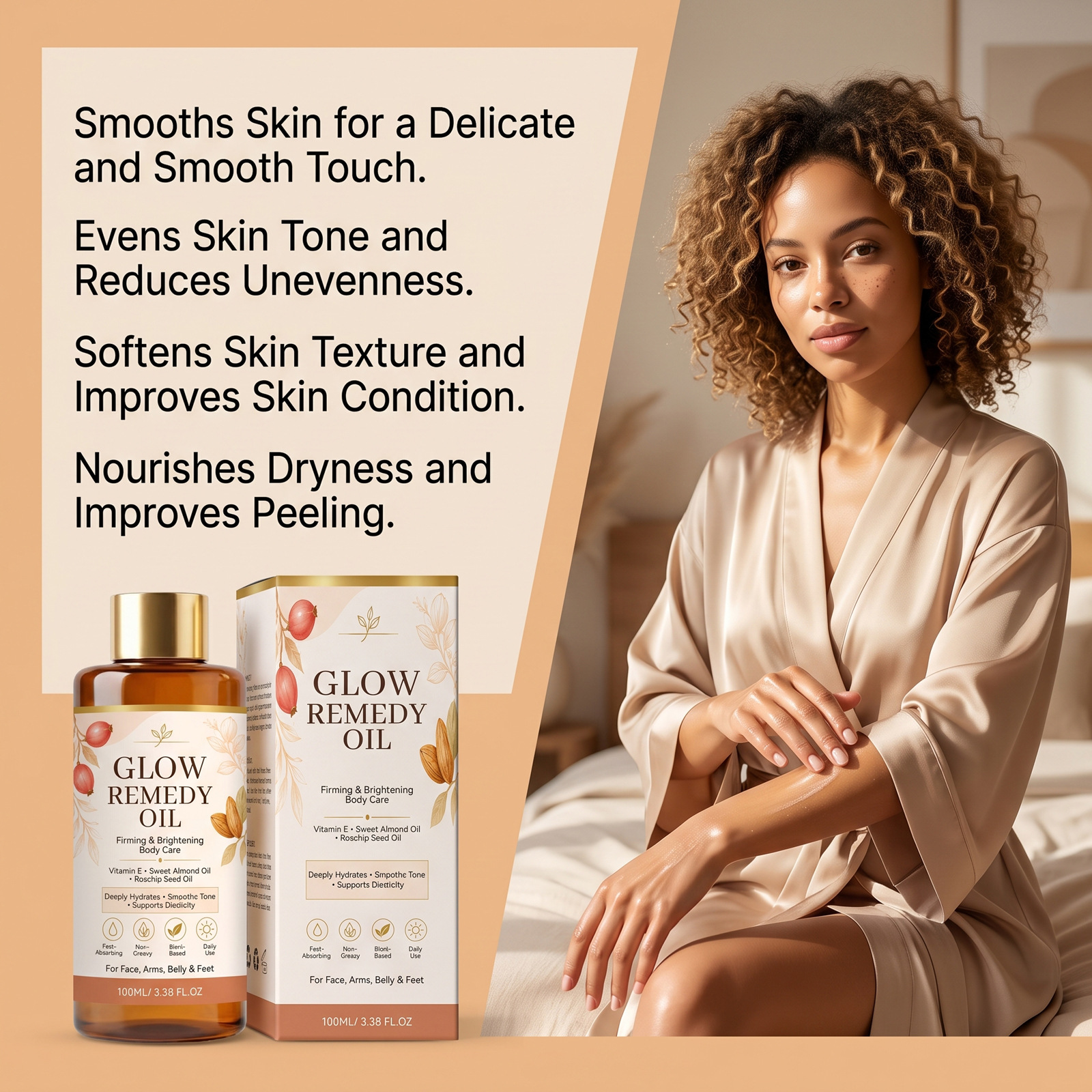Radiant Body Oil - Gentle formula, easily absorbed, cares for dry skin with a delicate and soft feel