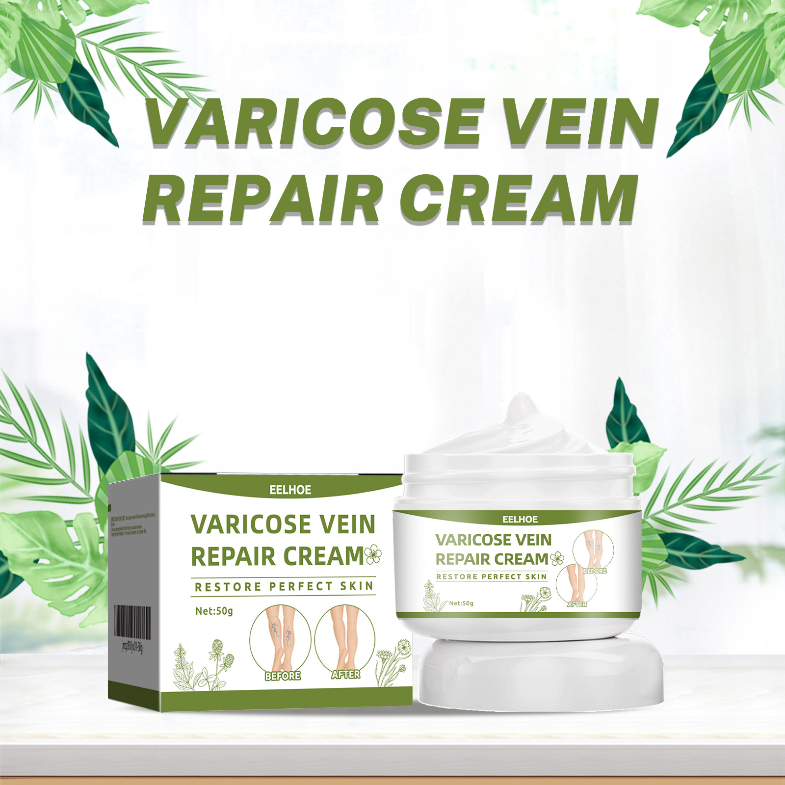 EELHOE Leg Care Cream – Massage your legs for smooth, soft, and refreshed skin with this gentle and nourishing cream