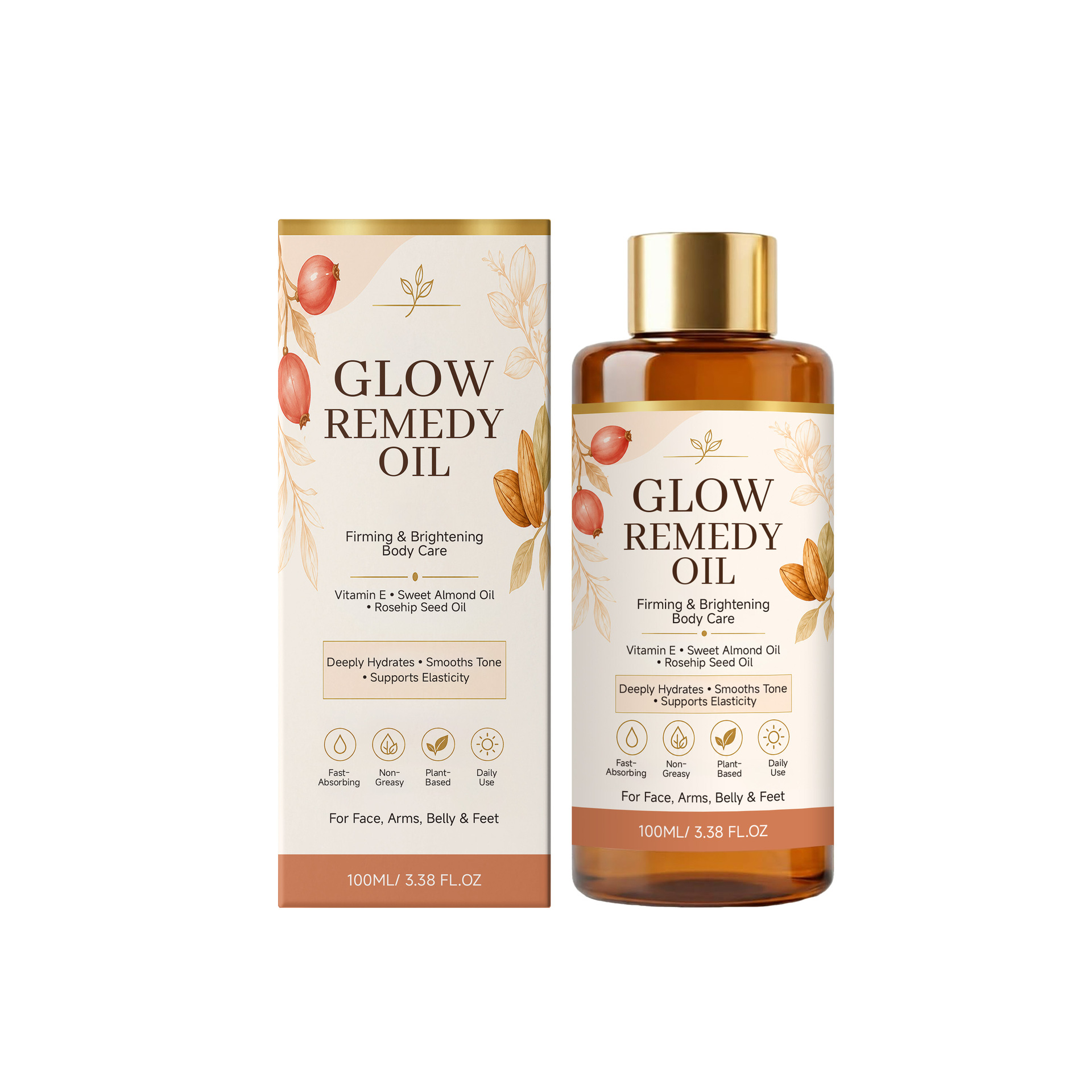Radiant Body Oil - Gentle formula, easily absorbed, cares for dry skin with a delicate and soft feel