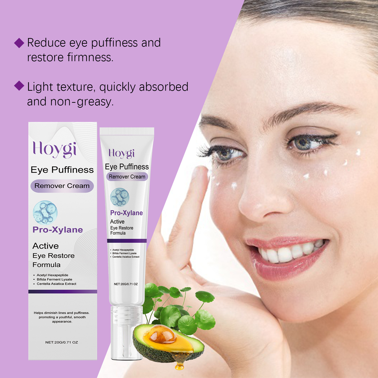 HOYGI Eye Care Cream - Gentle and Hydrating, Keeps Your Eye Area Moisturized and Nourished