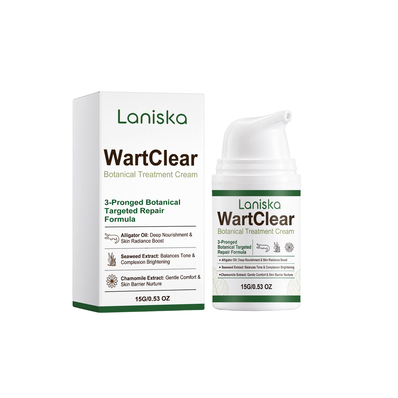 LANISKA Plant-Based Local Care Cream - Cleanses body skin, smooths and softens, moisturizes, and provides everyday care