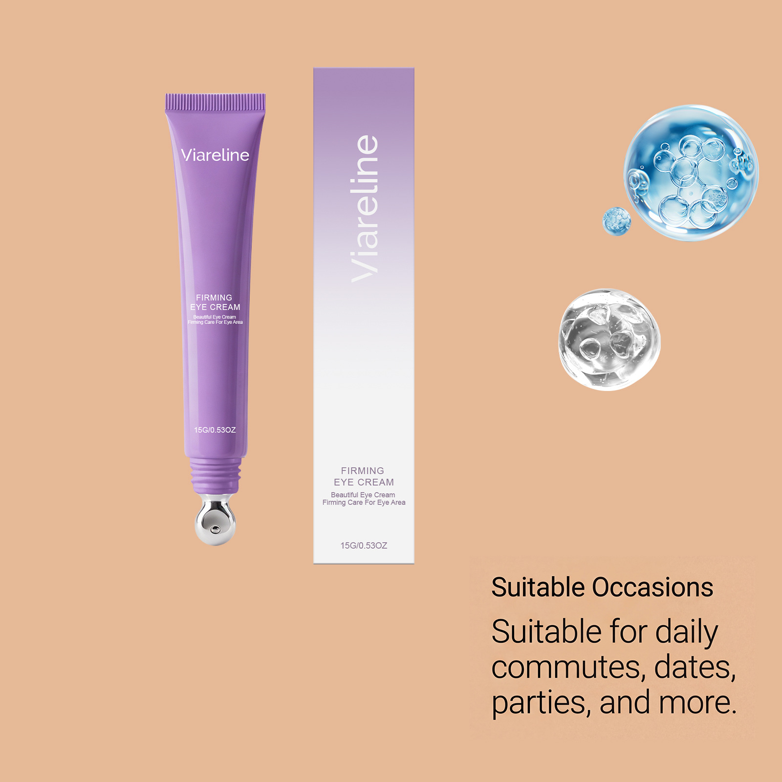 VIARELINE Contour Care Eye Cream - Gentle formula that comforts, softens, and delicately cares for the skin around your eyes