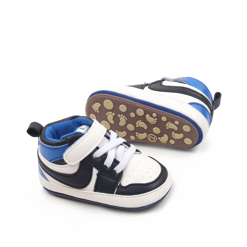 New Kids Mid-Top Sneakers Boy Soft Sole Anti-Slip Comfortable Casual Shoes Girl Fashion Simple Versatile Children Running Shoes