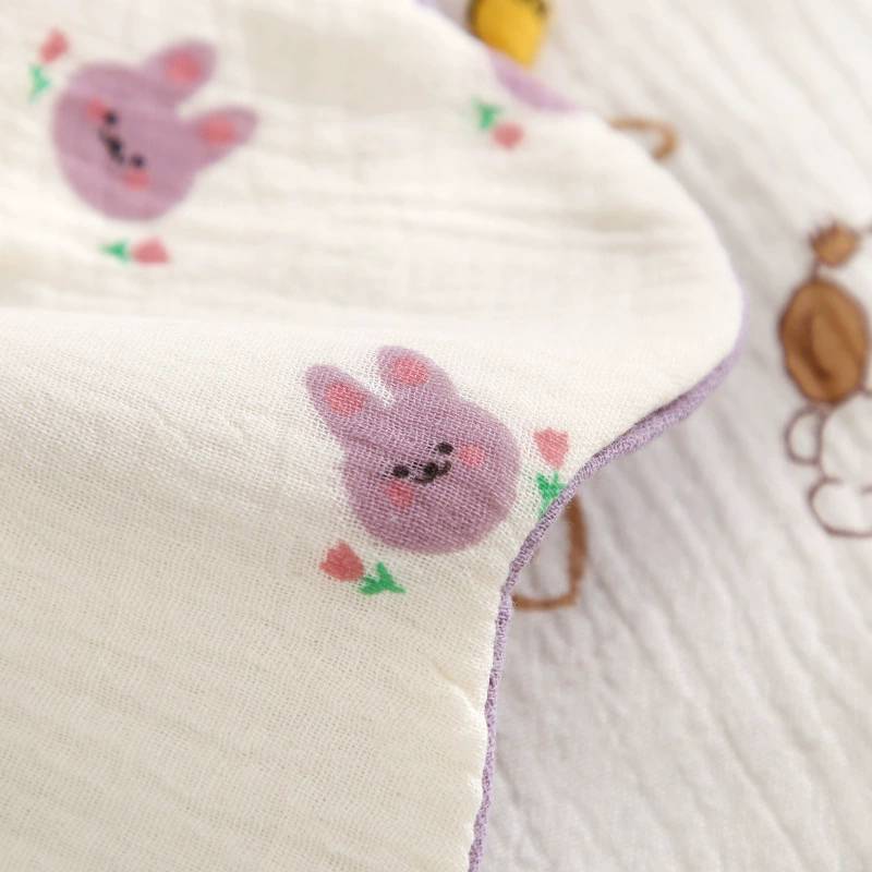 Organic Cotton Muslin Newborn Baby Bibs For Teething Drooling Soft & Absorbent Saliva Towel Burp Cloth Baby Feeding Drool Bibs