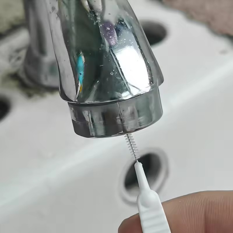 10PCS Shower Head Cleaning Brush Anti-clogging Small Brush Pore Gap Cleaning Brush Micro Nylon Brush Toilet Accessories