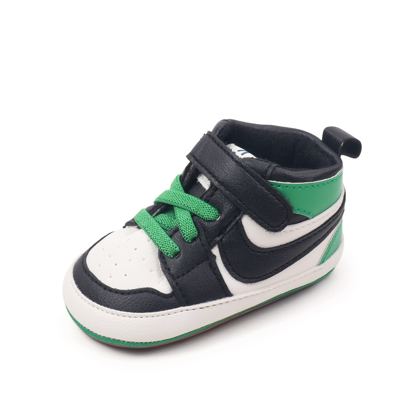 New Kids Mid-Top Sneakers Boy Soft Sole Anti-Slip Comfortable Casual Shoes Girl Fashion Simple Versatile Children Running Shoes